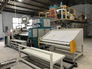 1500型三層共擠全自動拉伸纏繞膜機